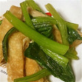 ぎゃぷらん's cooksnap of when they made 小松菜とお揚げの炊いたん(煮物)　どすぇ.