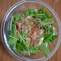 カルバンク's cooksnap of when they made 水菜と大根のサラダ.