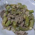 puburi-bupuri's cooksnap of when they made ゴーヤとおくらの豚肉炒め.