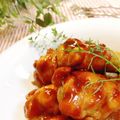 yukiじるし's cooksnap of when they made 鶏手羽元の甘辛煮.