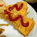 まきん家's cooksnap of when they made ＊激安・節約・もやしだけオムレツ♪＊.