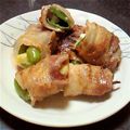 たんたん　's cooksnap of when they made チーズ入り☆ピーマンの豚バラ巻き.
