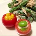 pyonpoco's cooksnap of when they made 簡単お弁当✿プチトマトの中身は…枝豆！.
