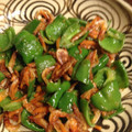 liarra's cooksnap of when they made ピーマンと桜エビの炒め物.
