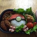 みーここなっつ's cooksnap of when they made キャラ弁✿モンスターボール.