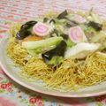 赤い電話's cooksnap of when they made 長崎名物　細めん皿うどん.