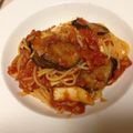 asianinaz's cooksnap of when they made 簡単ナスのトマトソースパスタ♡.