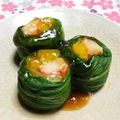 シャンプーハット's cooksnap of when they made チンゲン菜とパプリカとカニかま♪.