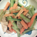 まふ❥'s cooksnap of when they made 簡単！麺つゆで豚肉ときゅうりの炒めもの.