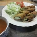 主夫のツジさん's cooksnap of when they made ズッキーニの肉巻きフライ.