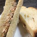 haturi's cooksnap of when they made ツナとレモンバームのサンド.