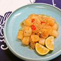 ちわここ's cooksnap of when they made 長芋とじゃこの揚げ浸し.