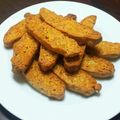 しじみごはん's cooksnap of when they made ノンオイル☆干し芋＆全粒粉☆ビスコッティ.