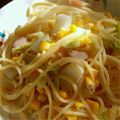 su.mo.o's cooksnap of when they made 簡単☆白菜とコーンのクリームスープパスタ.