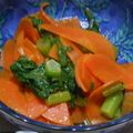 くーこぷ's cooksnap of when they made 春菊のポン酢サラダ.