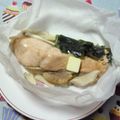 ごちとら's cooksnap of when they made レンジで3分♪ふっくら鮭の包み蒸し.