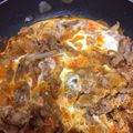 はるとままばー's cooksnap of when they made 豚肉と玉ねぎの甘辛玉子丼.