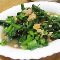 りぃょん's cooksnap of when they made リメイク♪イカの塩辛の小松菜和え.