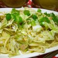 まぶたん's cooksnap of when they made パパっとキャベツとツナのパスタ.