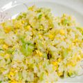 ほびっとまど吉's cooksnap of when they made パラパラ♪　鮭と長ネギのチャーハン.