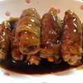 たろきち♡'s cooksnap of when they made 豚肉で☆肉巻き☆巻き☆.