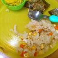 きくんこ's cooksnap of when they made 超ズボラ。炊飯器でチャーハン！.
