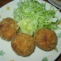kieko's cooksnap of when they made ♪カボチャコロッケ♪.
