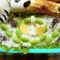 カリメロまま's cooksnap of when they made 枝豆で簡単表現。ウルトラマンバタフライ.