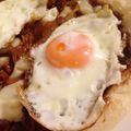 それいゆ★'s cooksnap of when they made クリームピザ目玉焼き添え.