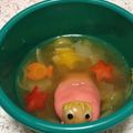 non520's cooksnap of when they made 椀の中のポニョ＆皿の上のポニョ妹餃子.