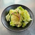 azbjbn's cooksnap of when they made ズッキーニ・キャベツ・みょうがの浅漬け.
