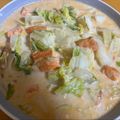 柴犬のお顔☆'s cooksnap of when they made ☆鮭と白菜のチーズクリーム煮☆.