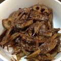 kojun_ysd's cooksnap of when they made 牛蒡と蓮根のみそきんぴら.