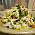 namitora's cooksnap of when they made ニラと人参とエリンギのさっぱり酢炒め.