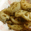 ヒカル☆彡's cooksnap of when they made 蓮根と油揚げの塩昆布炒め.
