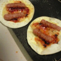 かんた彦's cooksnap of when they made トースターで簡単餃子の皮ピザ.