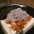 pink shell's cooksnap of when they made キムチとじゃこの冷奴✿ごまの風味♪.