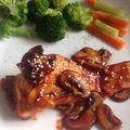 Drakey's cooksnap of when they made 韓国風照り焼き♪鮭のコチュジャン焼き.