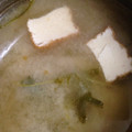 まみぺこママ's cooksnap of when they made １人分のレシピ！水菜と厚揚げのみそ汁.