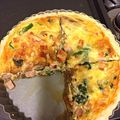 mkmrkm0804's cooksnap of when they made ベーコンとほうれん草のキッシュ.