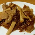ぽよぽよちぃ's cooksnap of when they made 簡単☆豚肉とエリンギの和風チャプチェ.