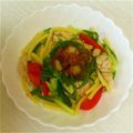 みょごろ's cooksnap of when they made 鶏のささ身・梅肉あえサラダ.