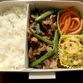 トクライ's cooksnap of when they made 豚しゃぶ肉のつるりんニンニク醤油炒め♬.