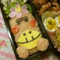 赤い電話's cooksnap of when they made はなかっぱより「はす次郎」キャラ弁当.