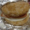 チョピちゃん's cooksnap of when they made おうちにあるもので♪簡単ライスバーガー.