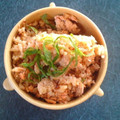 モジャリーヌ婦人's cooksnap of when they made お手軽めちゃうま＊鮭たらこの炊き込みご飯.