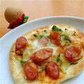 ニンニンニベア's cooksnap of when they made 簡単！うまい！お手軽ピザ生地☆.