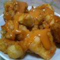 転ばし屋's cooksnap of when they made 【簡単】鶏ムネ肉のヘルシーナゲット風♪.