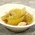 pacomati's cooksnap of when they made まるでふきみたい！セロリの煮物！.