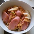 るんちゃん１７'s cooksnap of when they made 焼き肉のタレ✿ソーセージキャベツ.